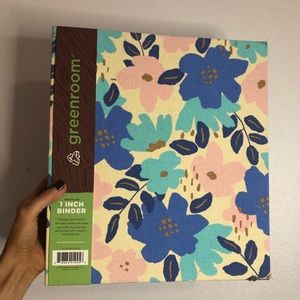 Brand new floral binder